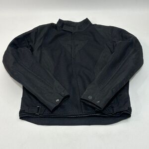 Dainese 50 Men's Black Motorcycle Riding Jacket Mesh Ventilation Size M